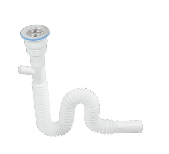 Гофриран сифон за мивка разглобяем с разклонение.png